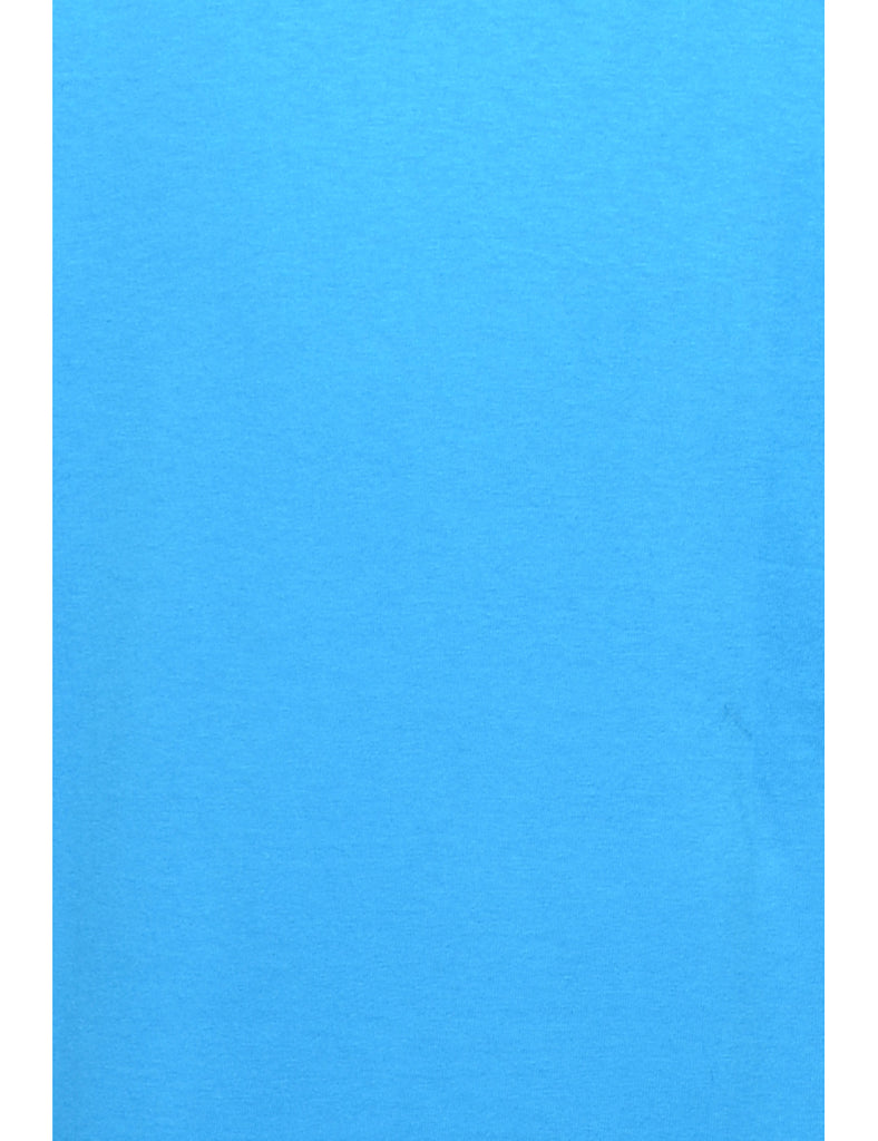 Light Blue Plain T-shirt - L