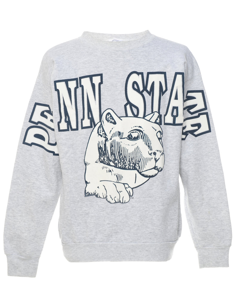 Light Grey Printed Penn State Sweatshirt - XL