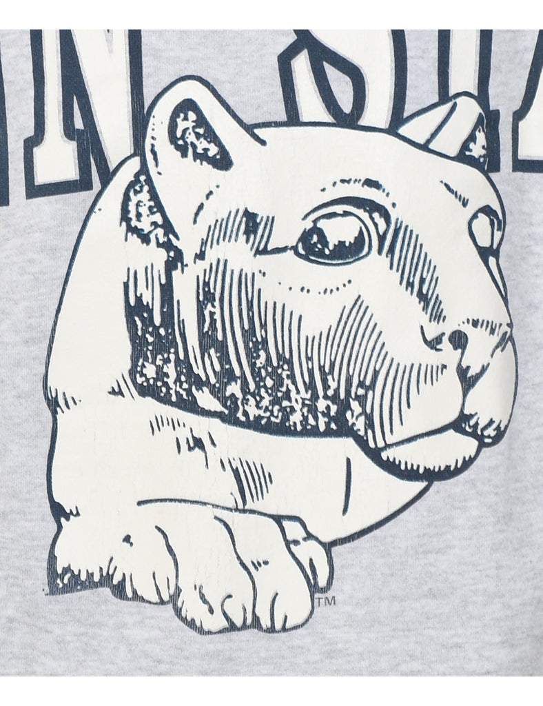 Light Grey Printed Penn State Sweatshirt - XL