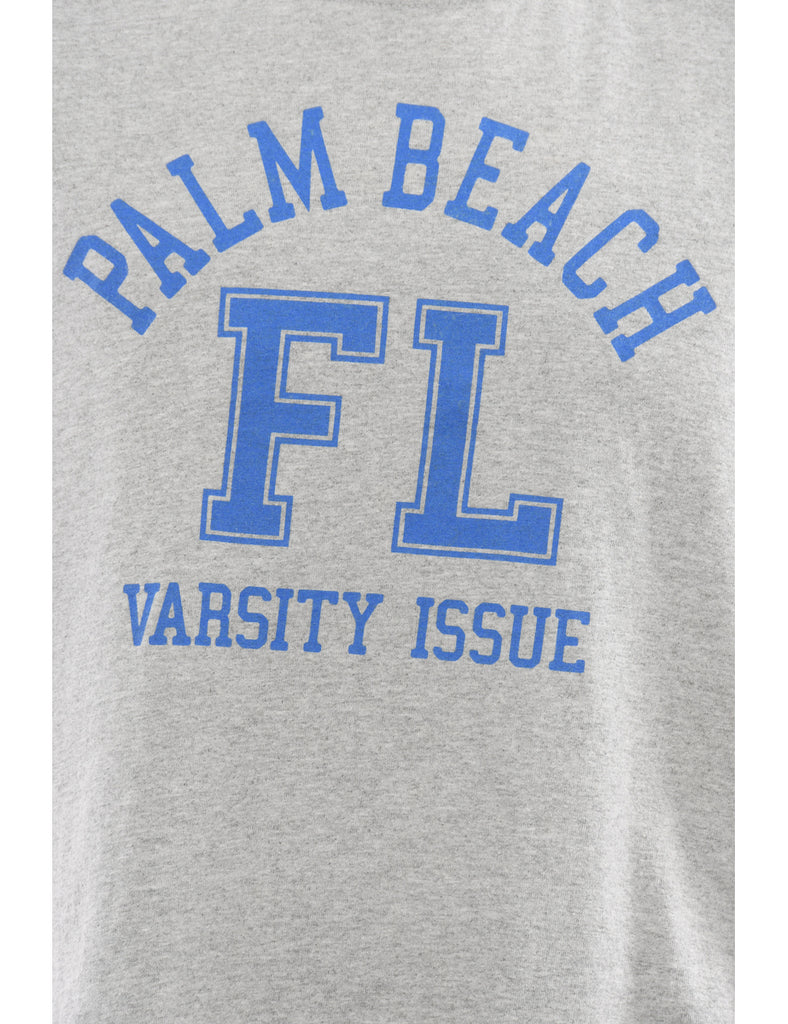 Light Grey Printed T-shirt - M