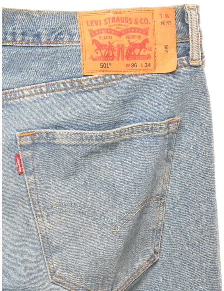 Light Wash Levis 501 Jeans - W37 L35