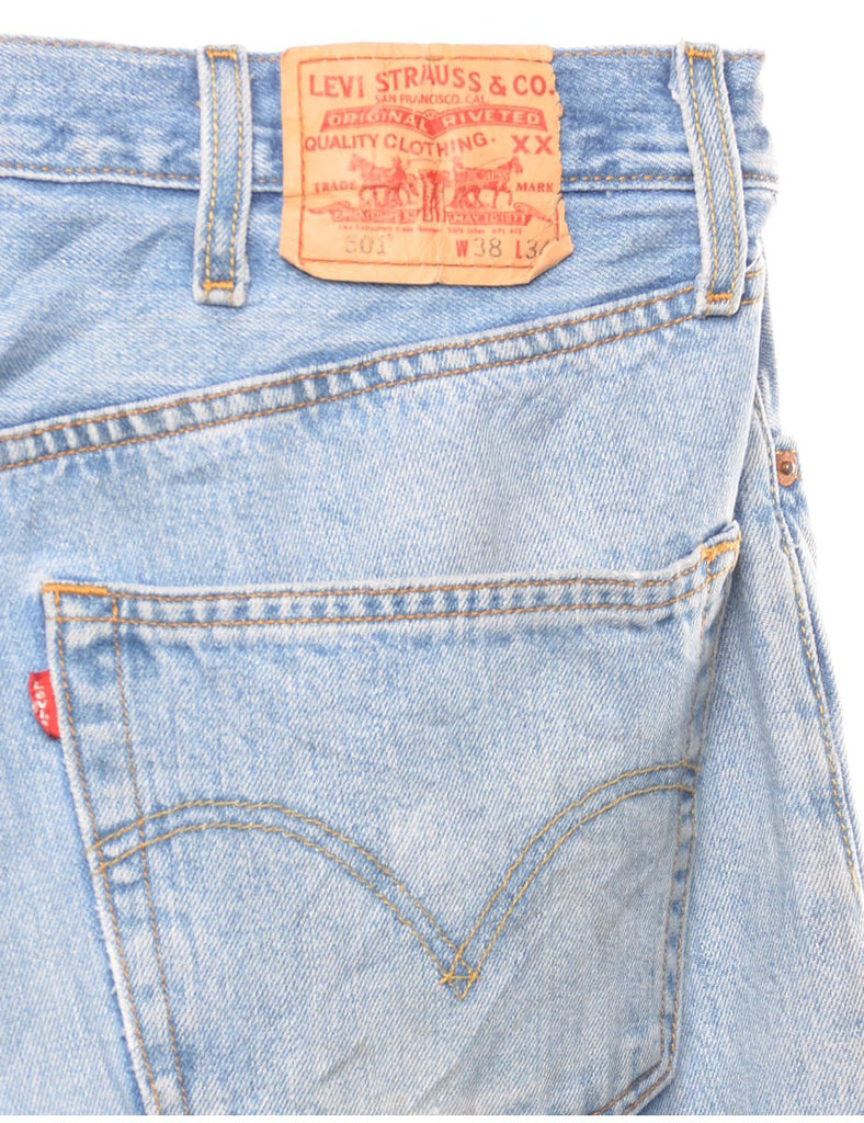 Light Wash Levis 501 Jeans - W35 L32