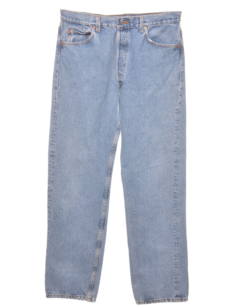 Light Wash Straight-Leg Jeans - W34 L31