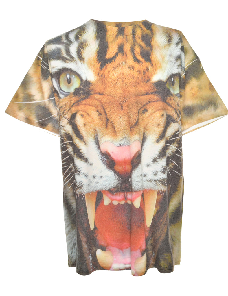 Lion Animal T-shirt - L
