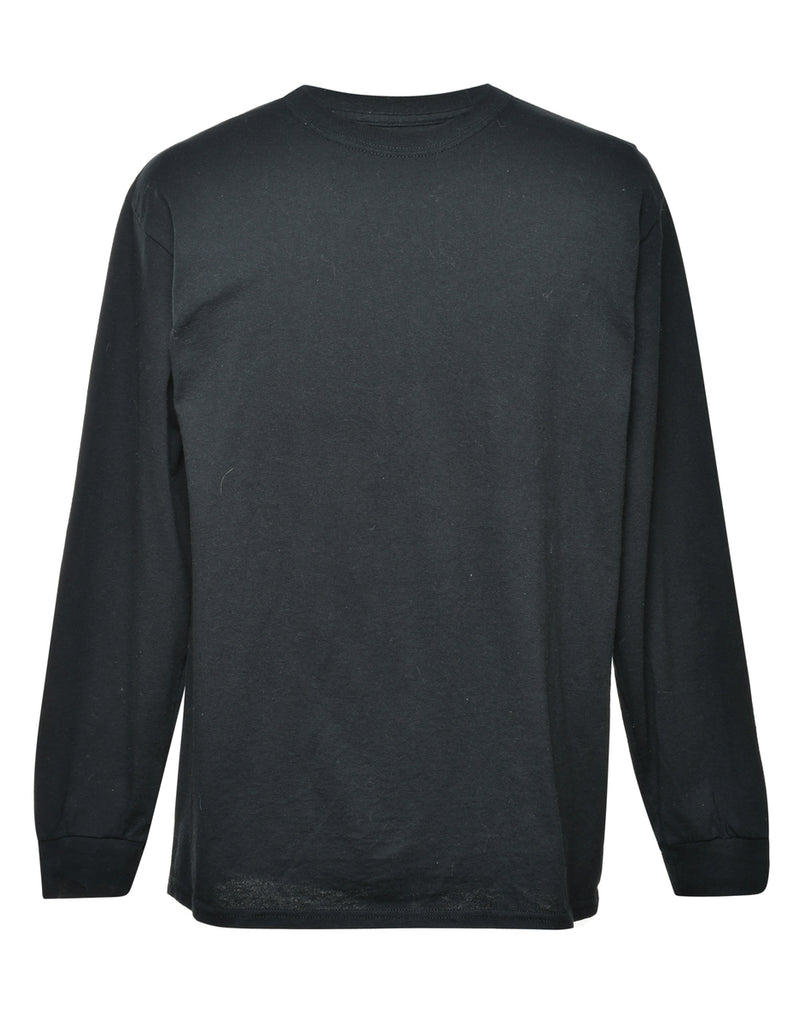 Long Sleeve Printed T-shirt - L