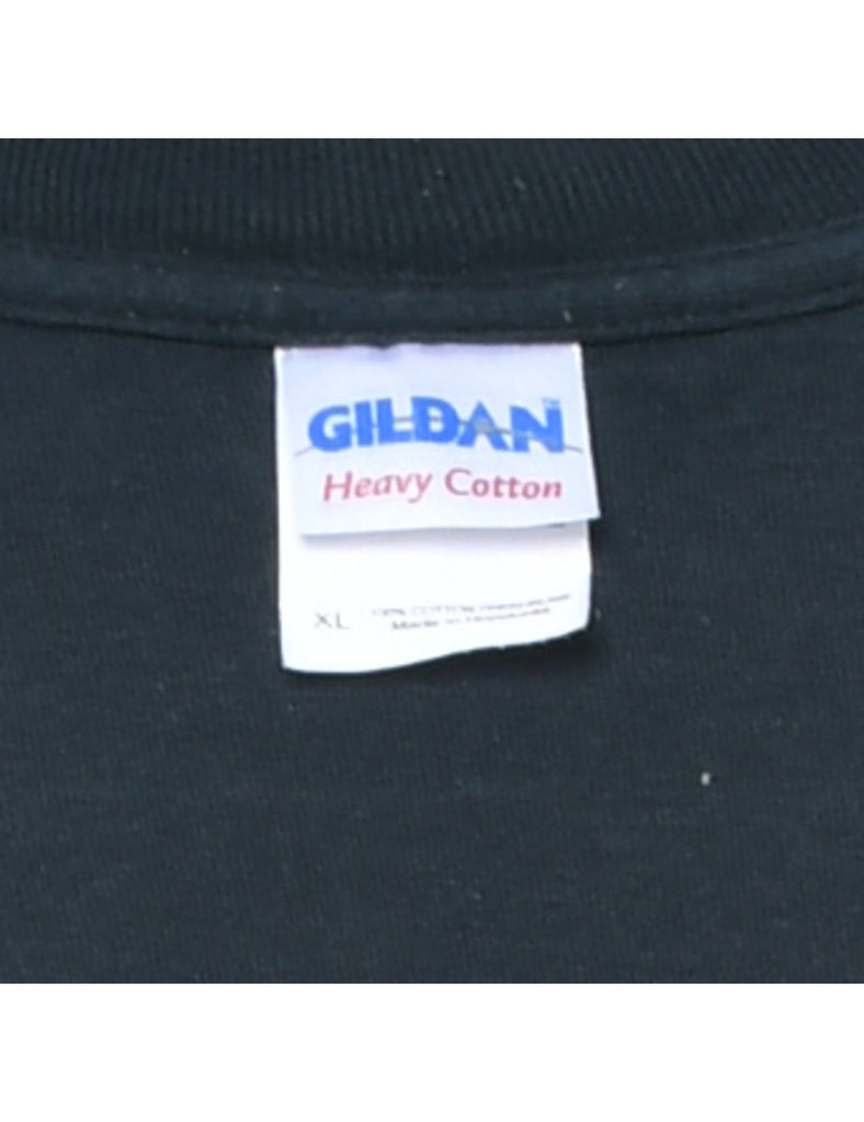 Long Sleeve Printed T-shirt - XL