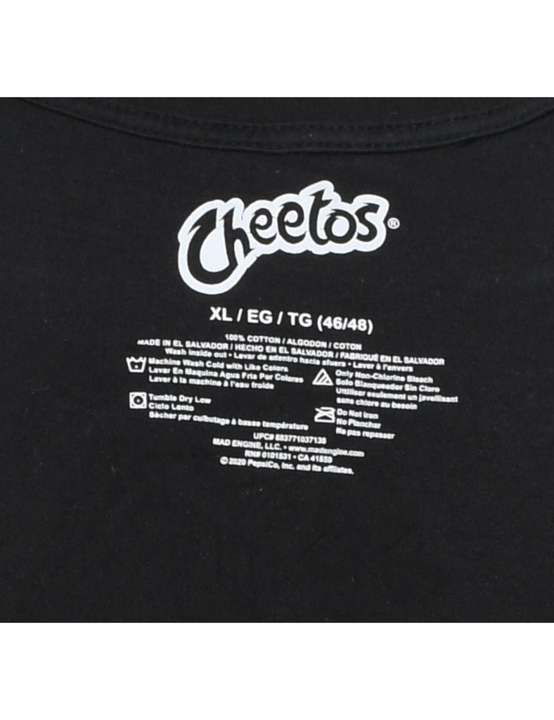 Long Sleeved Cheetos Graphic Printed T-shirt - XL