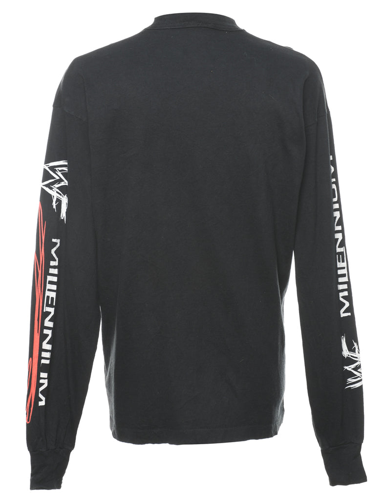 Long-Sleeved WWE Printed T-shirt - XL