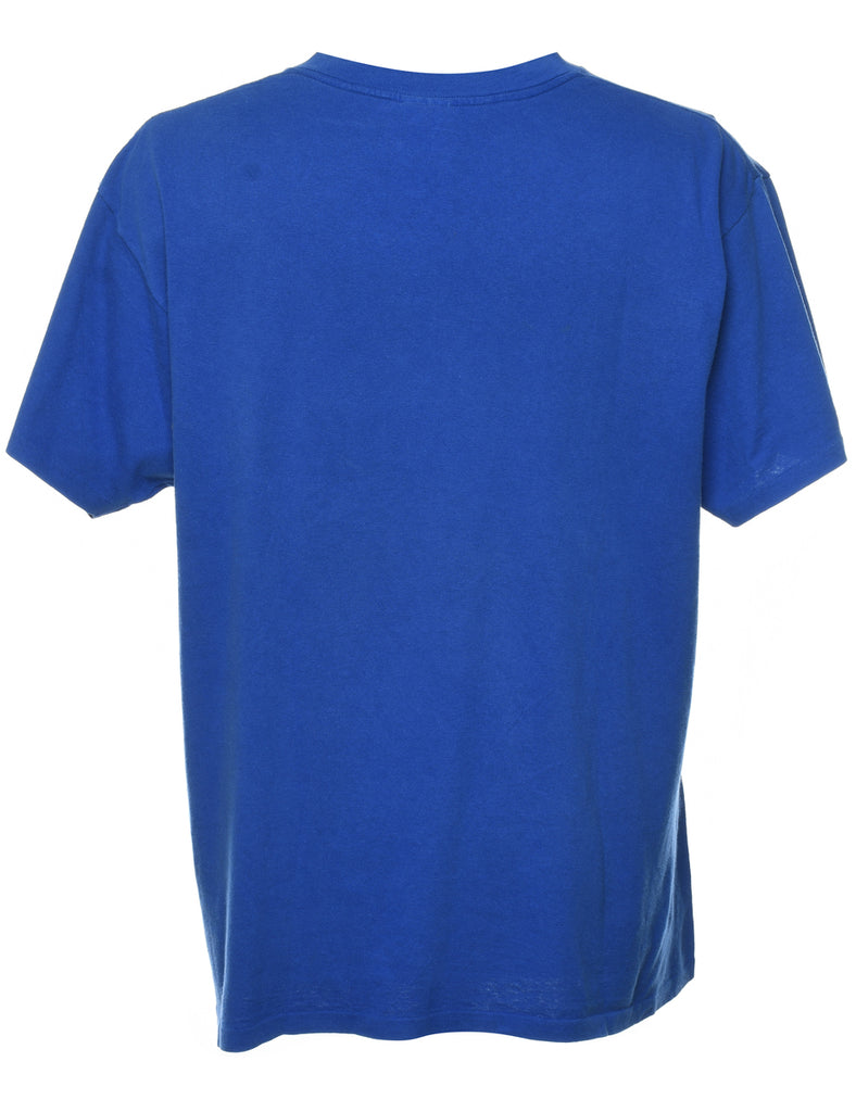Los Angeles Dodgers Blue & Red Contrast Printed T-shirt - XL