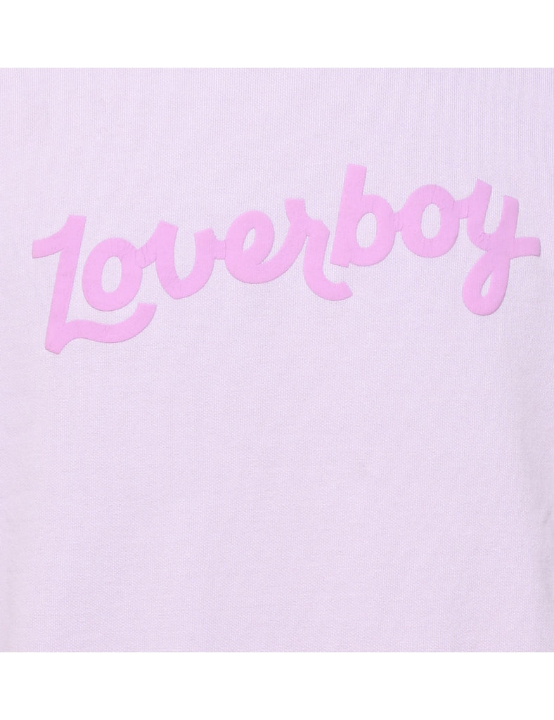 Lover Boy Lilac Embroidered Sweatshirt - M