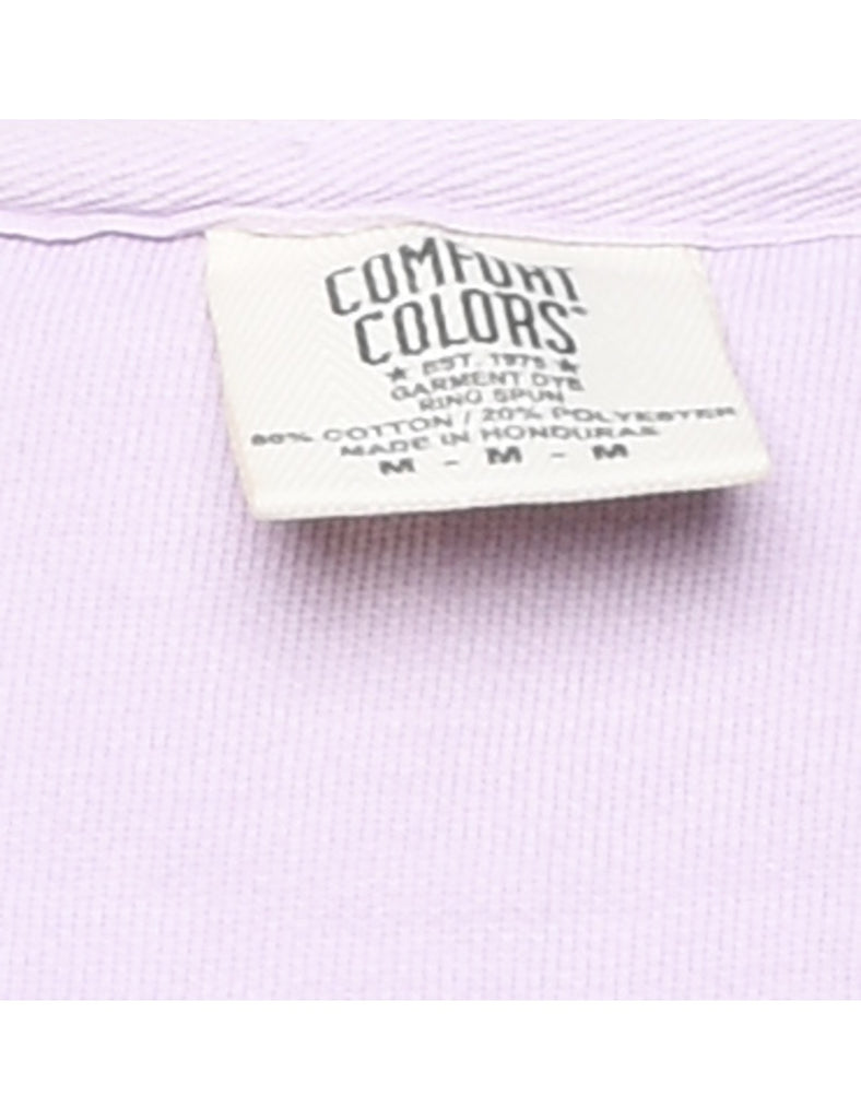 Lover Boy Lilac Embroidered Sweatshirt - M