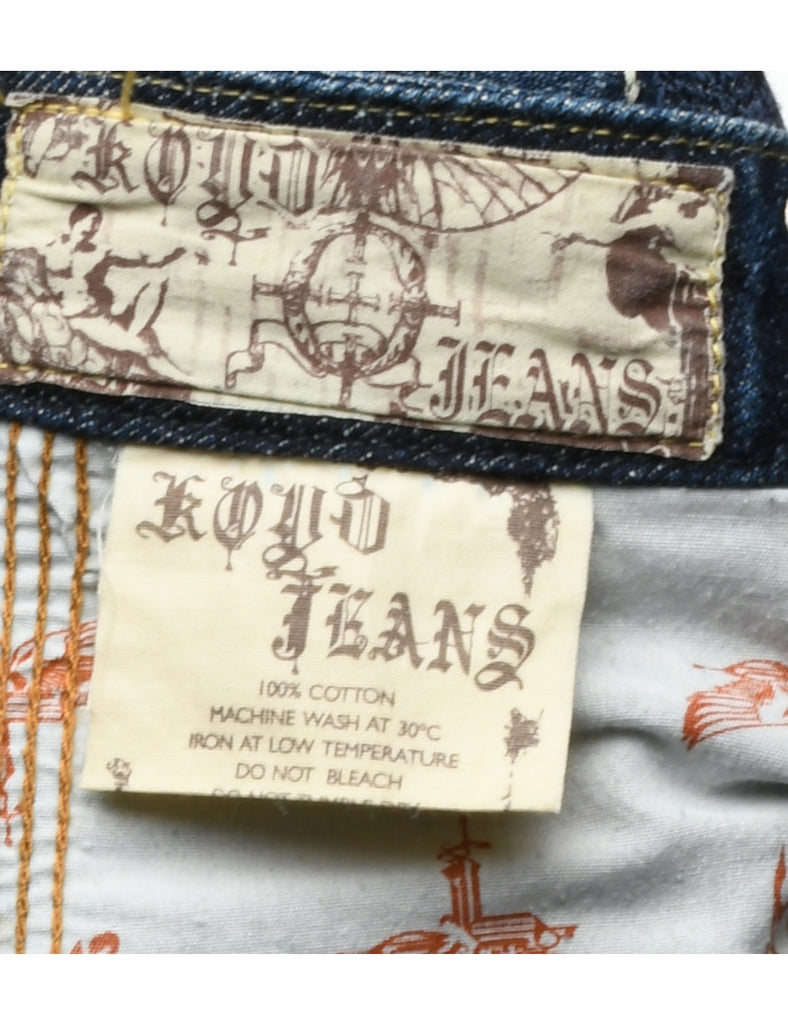 Low Rise Straight Fit Jeans - W32 L33