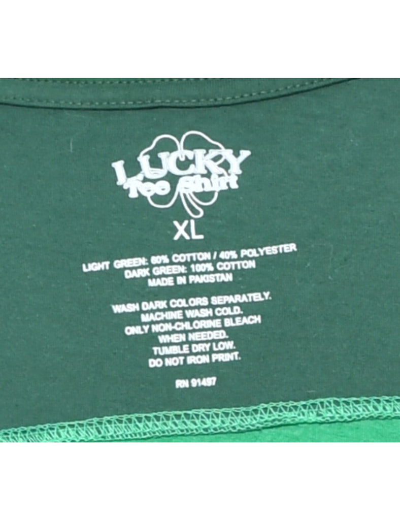 Lucky Printed T-shirt - XL