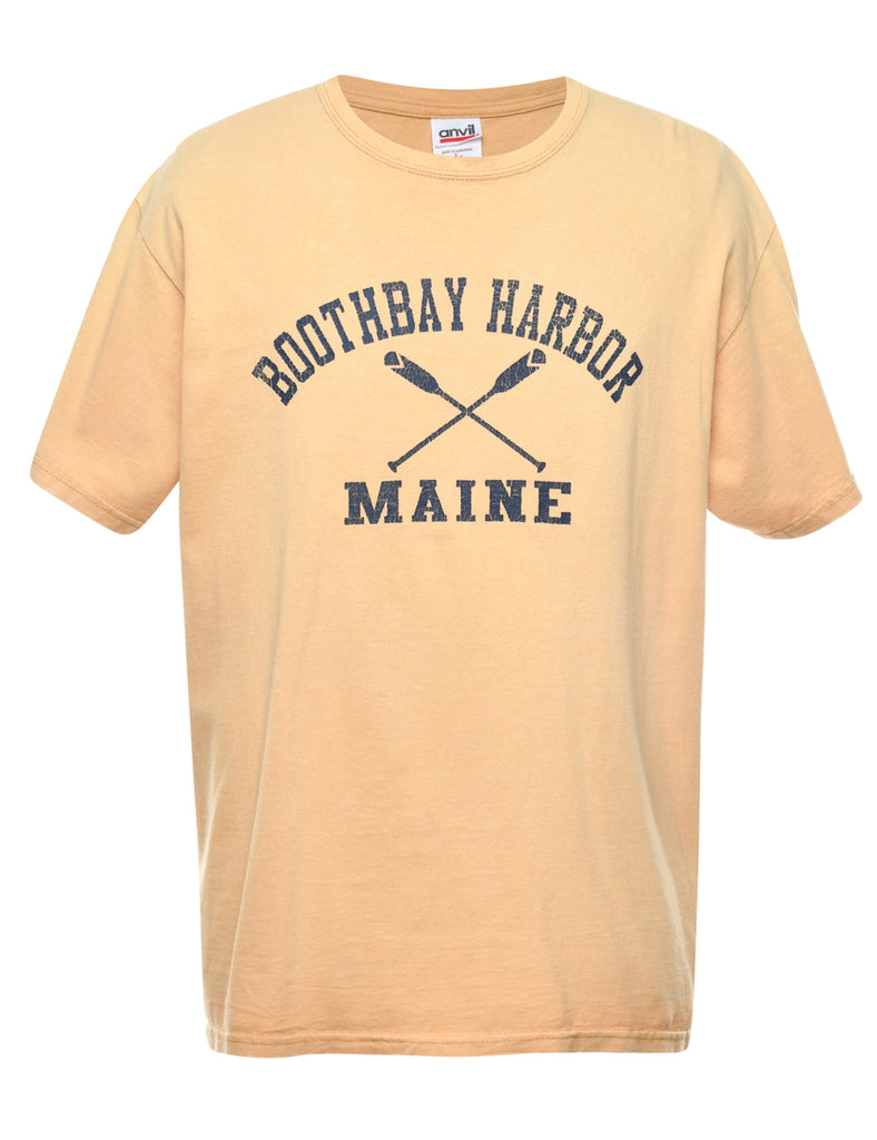 Maine Printed T-shirt - L
