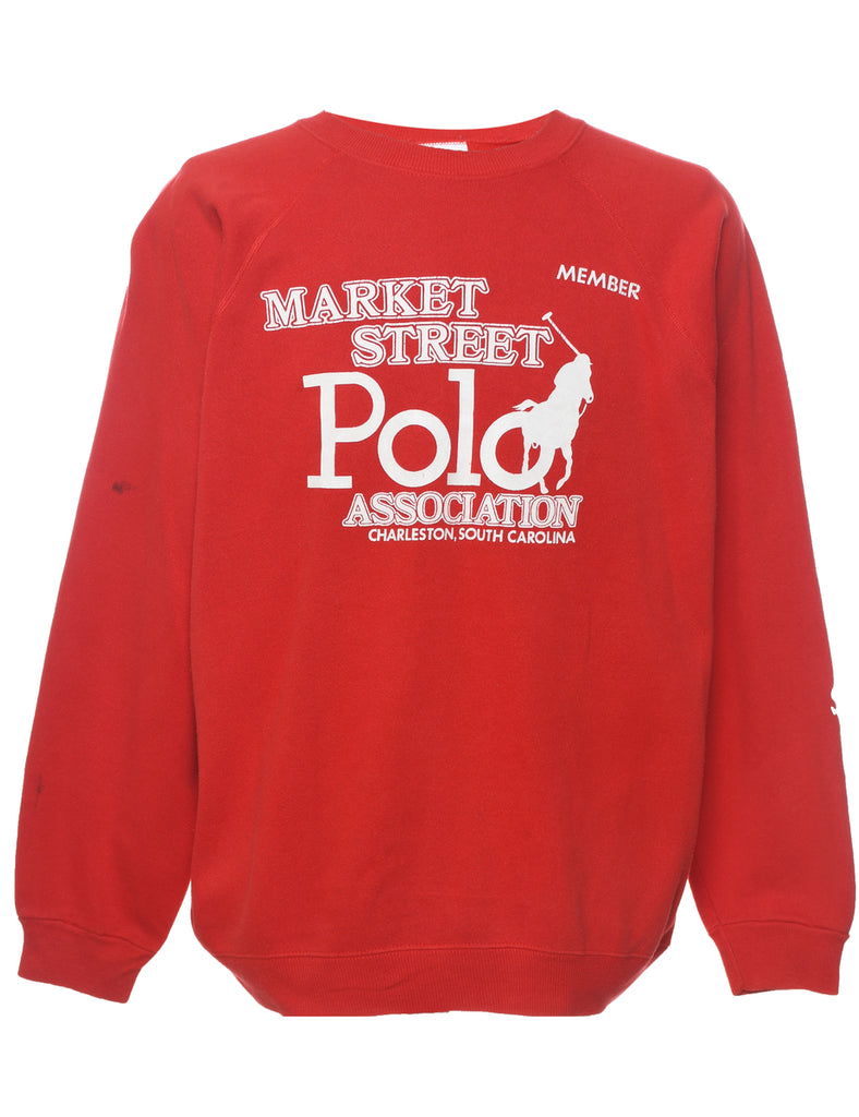 Market Street Printed Sweatshirt - XL