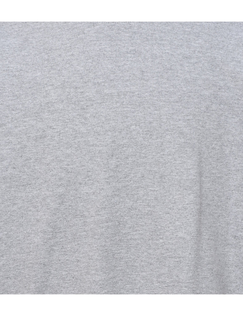 Marl Grey Plain Sweatshirt - L