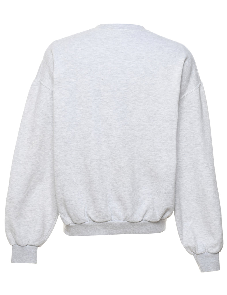 Marl Grey Somebody Special Calls Me Poppy Sweatshirt - XL