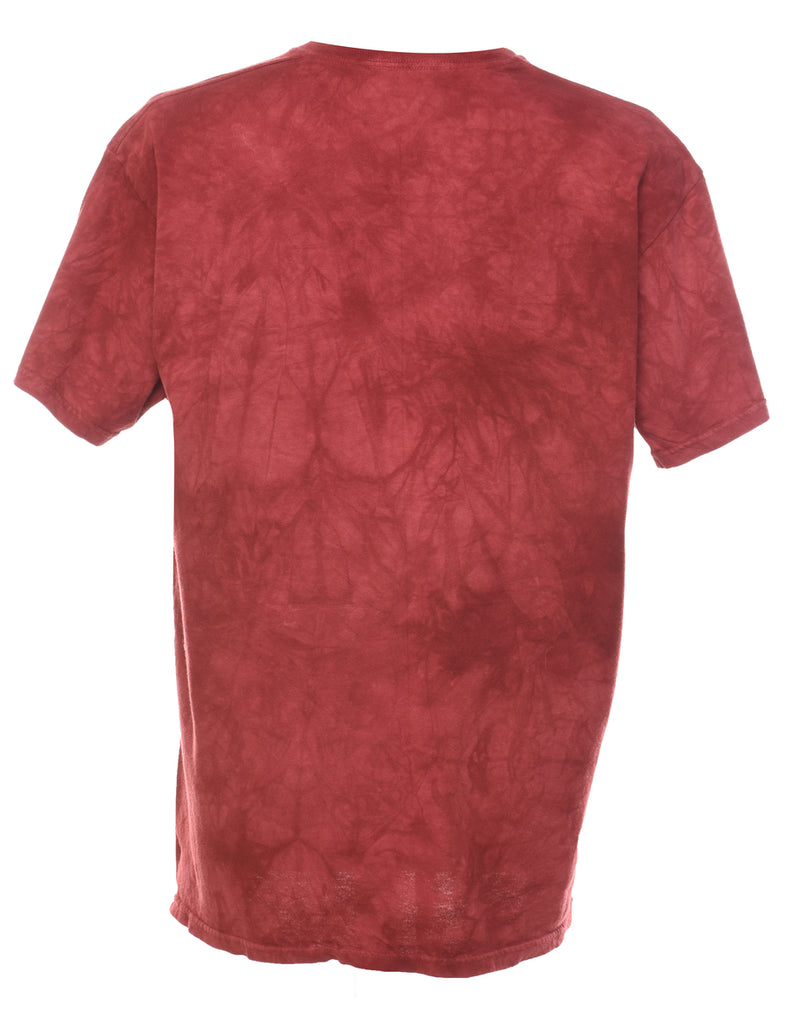 Maroon Albama Crimson Tide Tie Dye T-shirt - L