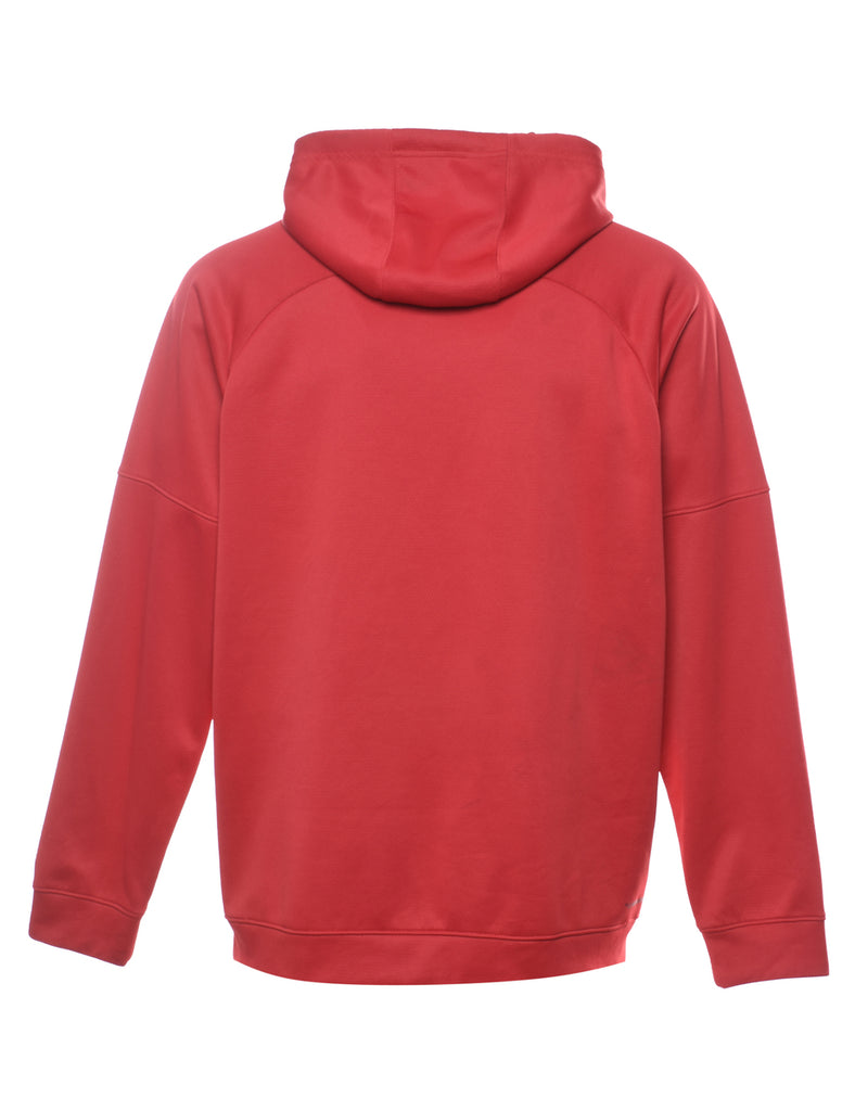 Maroon & Black Adidas Hoodie - XL