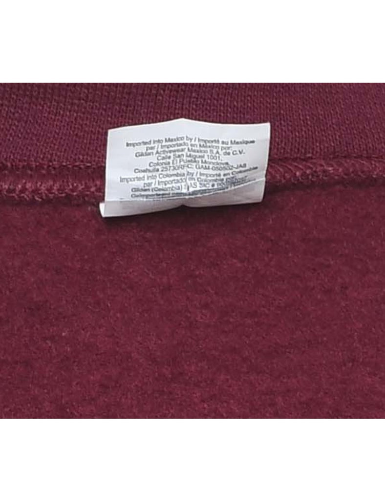 Maroon Christmas Sweatshirt - L