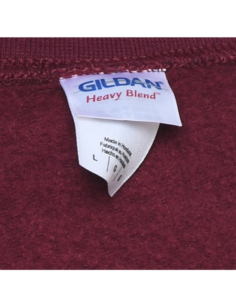 Maroon Christmas Sweatshirt - L