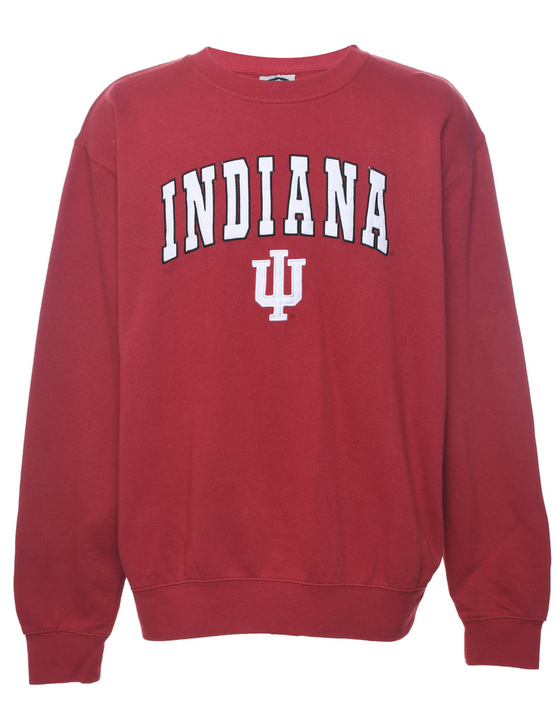 Maroon Indiana Sports Sweatshirt - XL