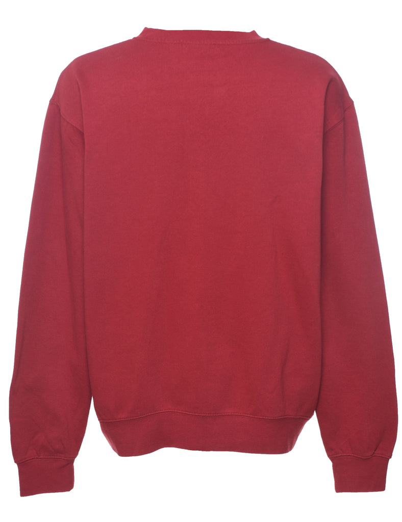 Maroon Indiana Sports Sweatshirt - XL