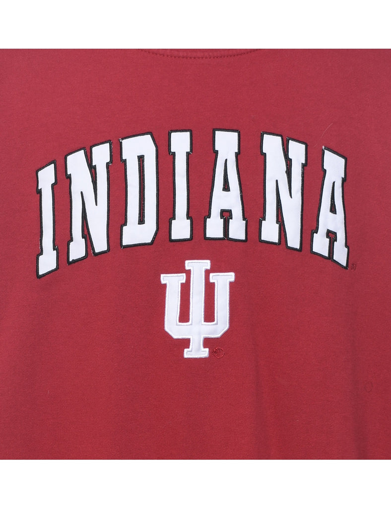 Maroon Indiana Sports Sweatshirt - XL