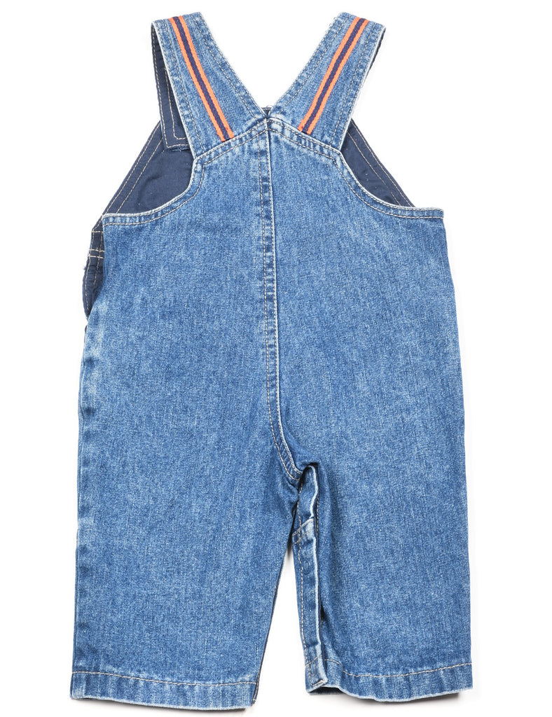 Medium Wash Denim Dungarees - 6-9 MONTHS