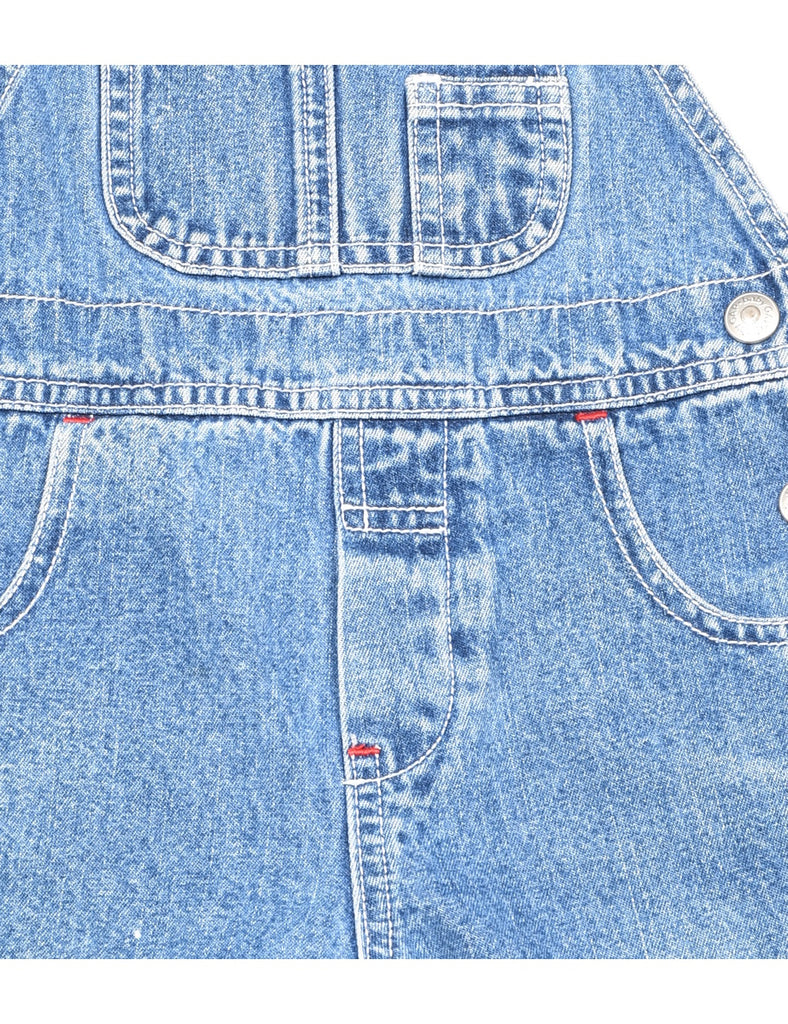 Medium Wash Denim Dungarees - 12-18 MONTHS