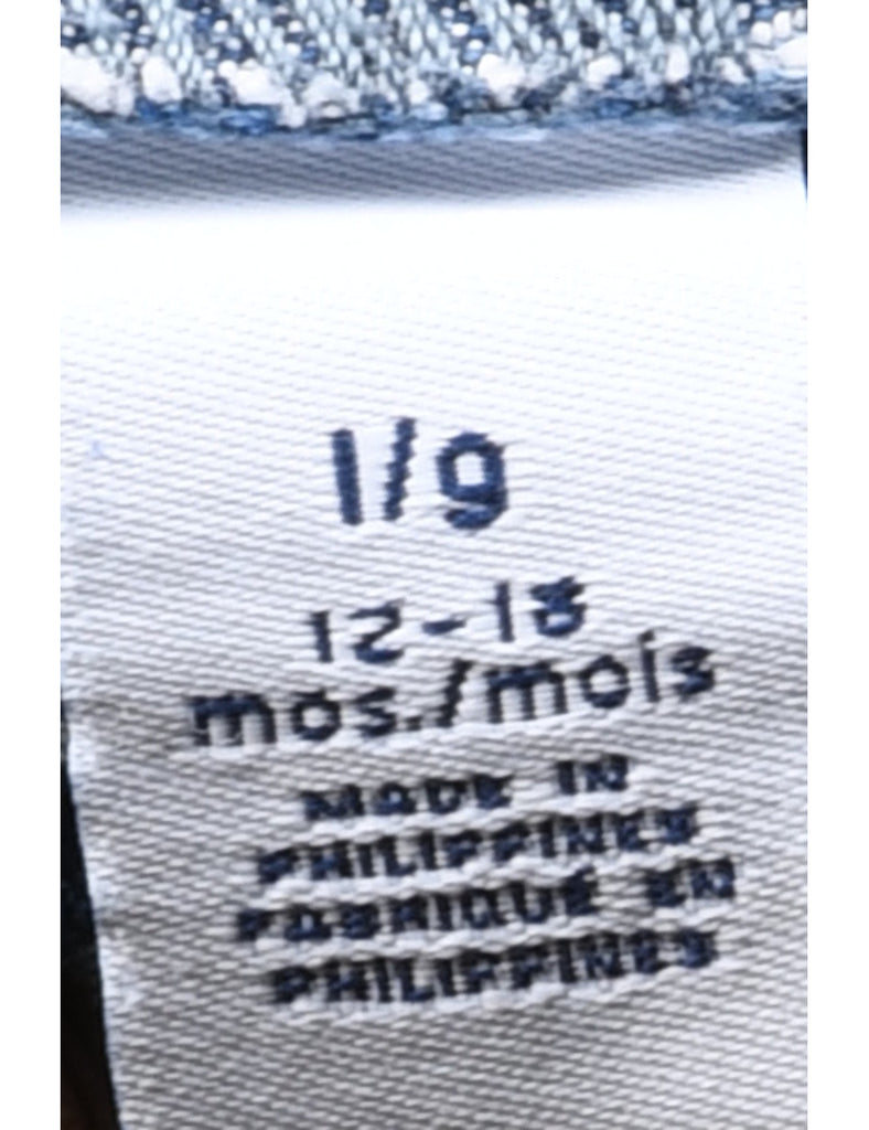 Medium Wash Denim Dungarees - 12-18 MONTHS