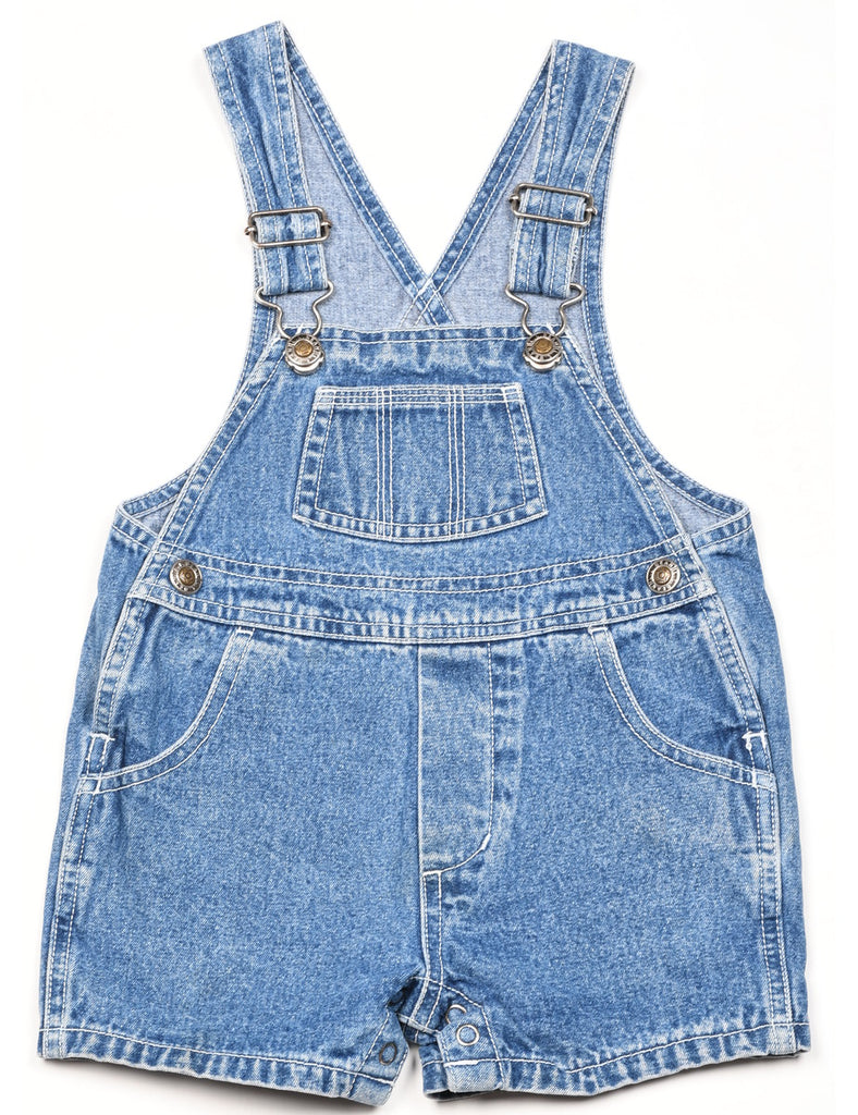 Medium Wash Short Dungarees - 18-24 MONTHS