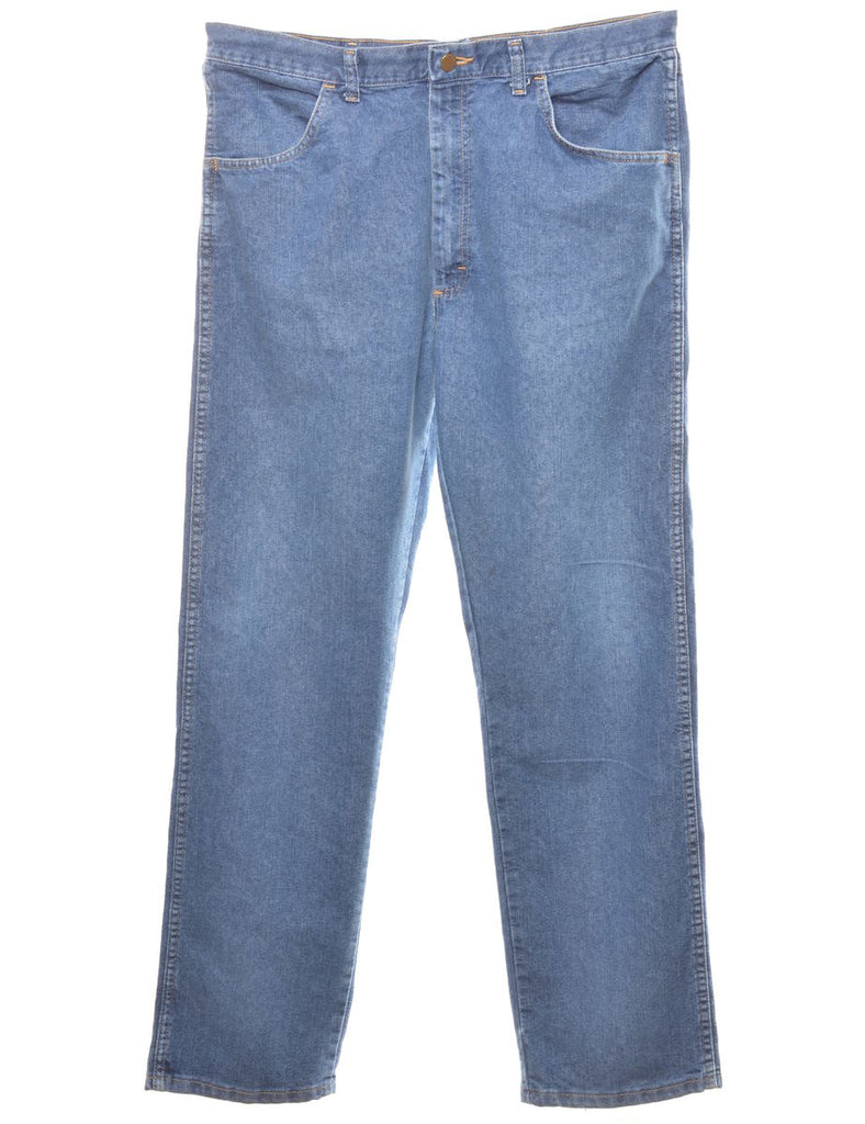 Medium Wash Wrangler Straight Fit Jeans - W36 L32