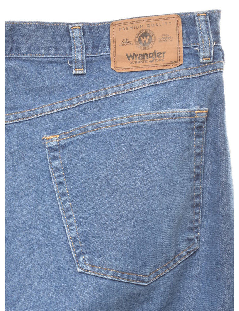 Medium Wash Wrangler Straight Fit Jeans - W36 L32