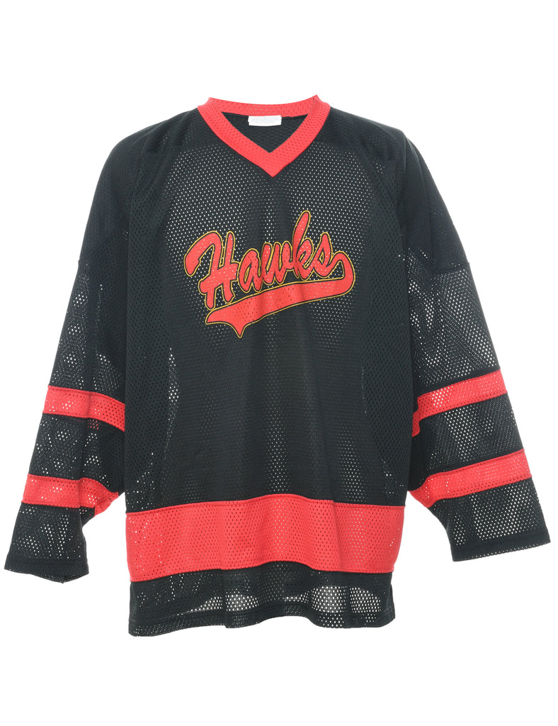 Mesh Hawks Printed T-shirt - XL