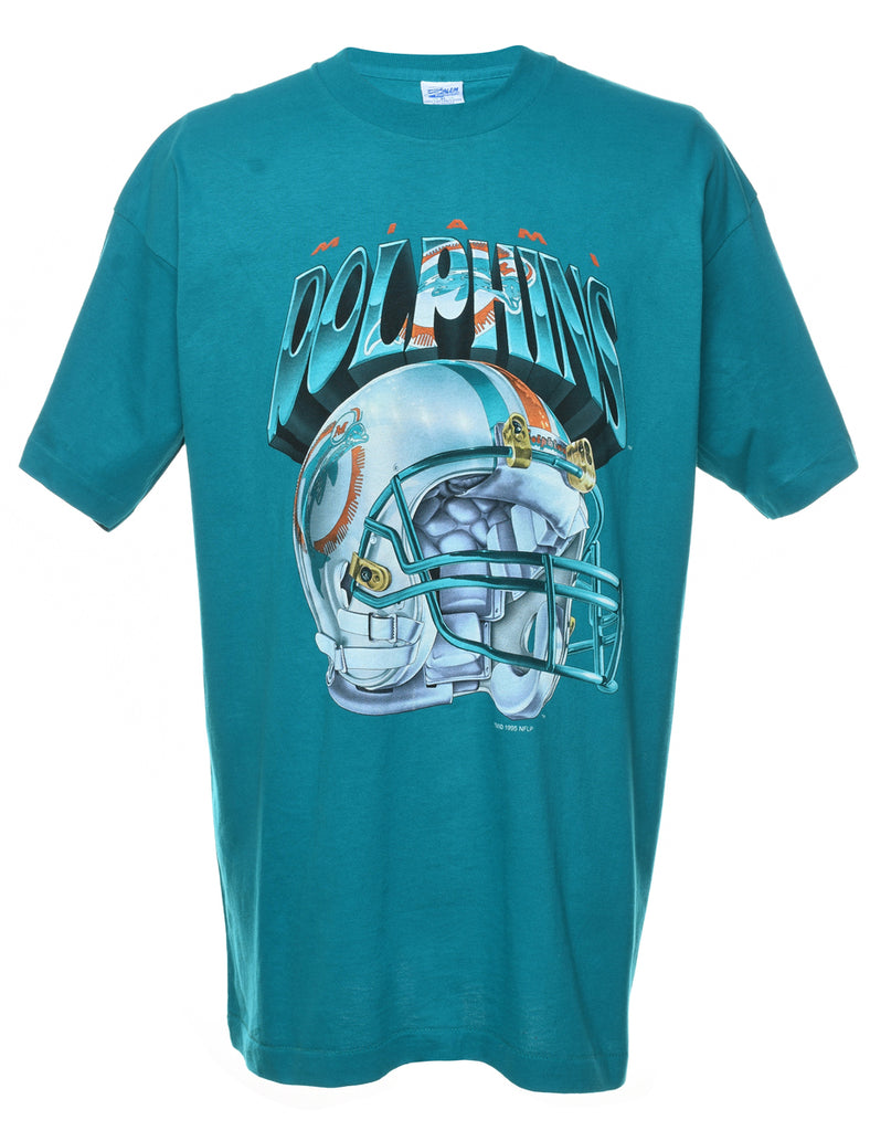 Miami Dolphins American Football Sports T-shirt - XL