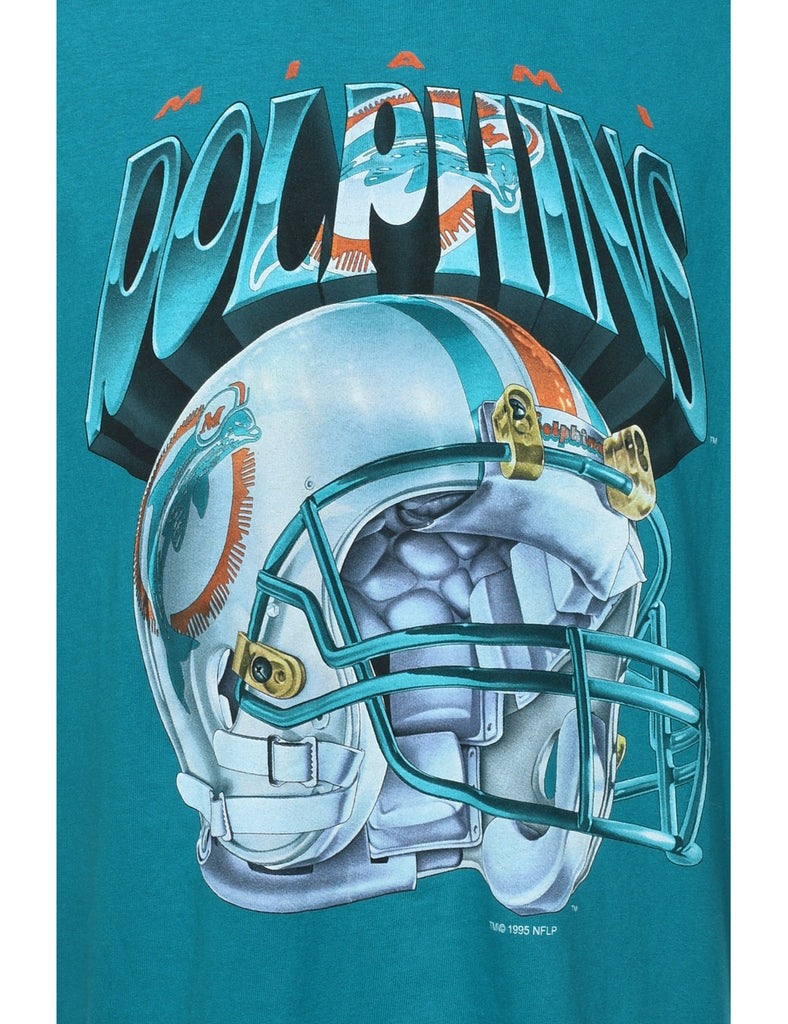Miami Dolphins American Football Sports T-shirt - XL