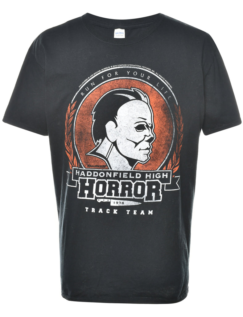 Micheal Myers Halloween Printed T-shirt - XL