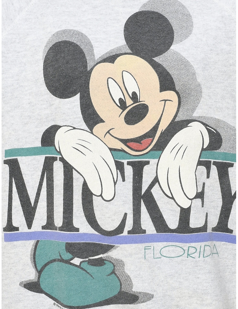 Mickey Mouse Cartoon Sweatshirt - L