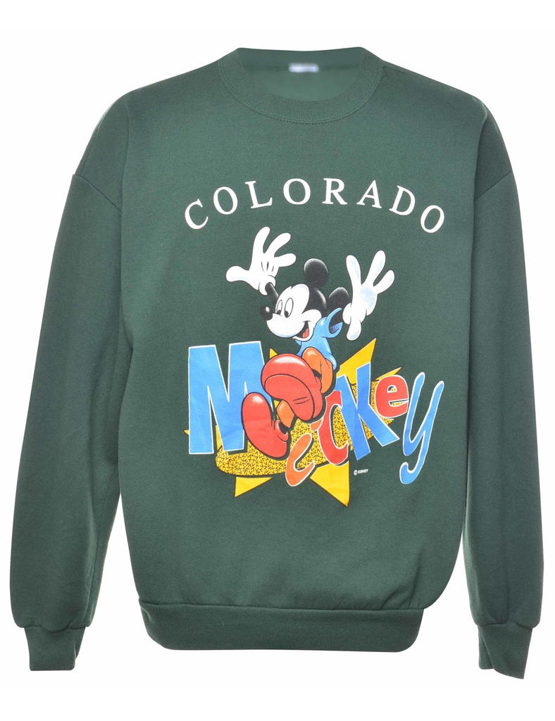 Mickey Mouse Colorado Cartoon Sweatshirt - L
