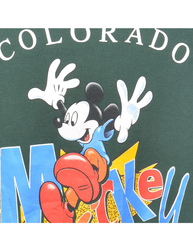 Mickey Mouse Colorado Cartoon Sweatshirt - L