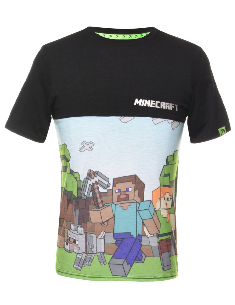 Minecraft Printed T-shirt - M