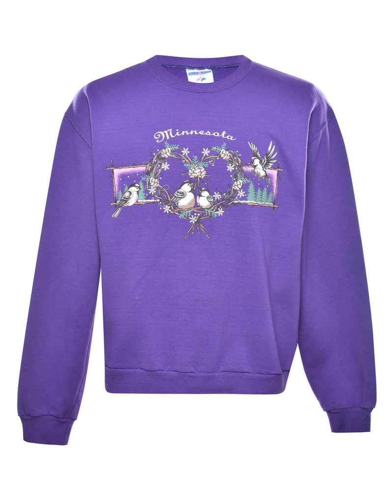 Minnesota Printed Sweatshirt - M