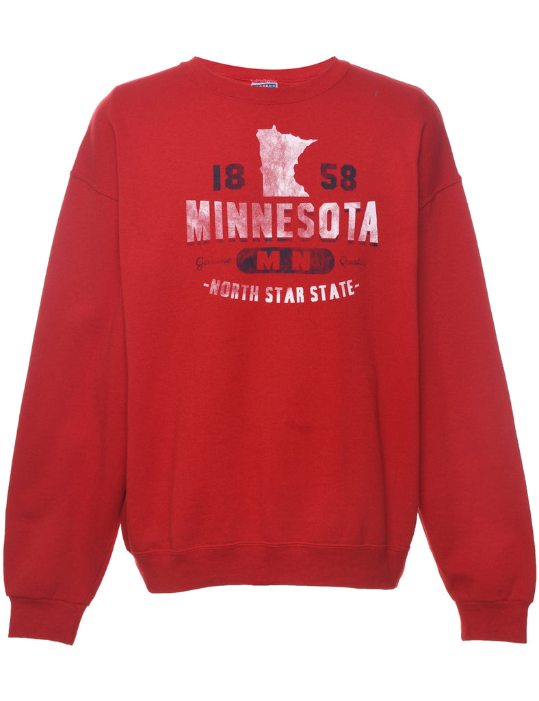 Minnesota Printed Sweatshirt - XL