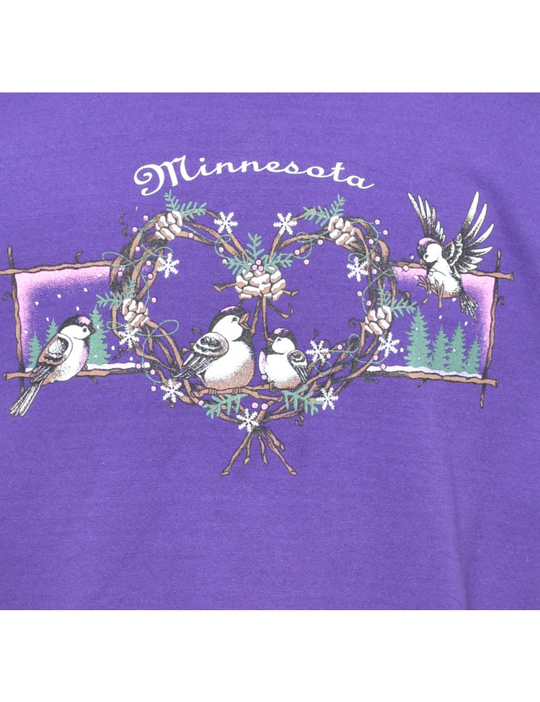 Minnesota Printed Sweatshirt - M