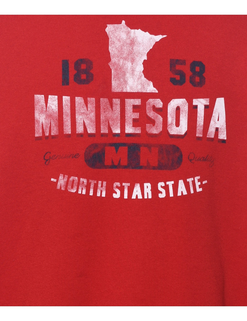 Minnesota Printed Sweatshirt - XL