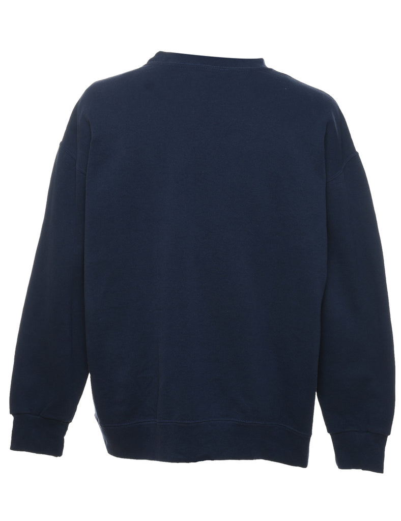Minnesota Twins Navy & Red Embroidered Sweatshirt - XL
