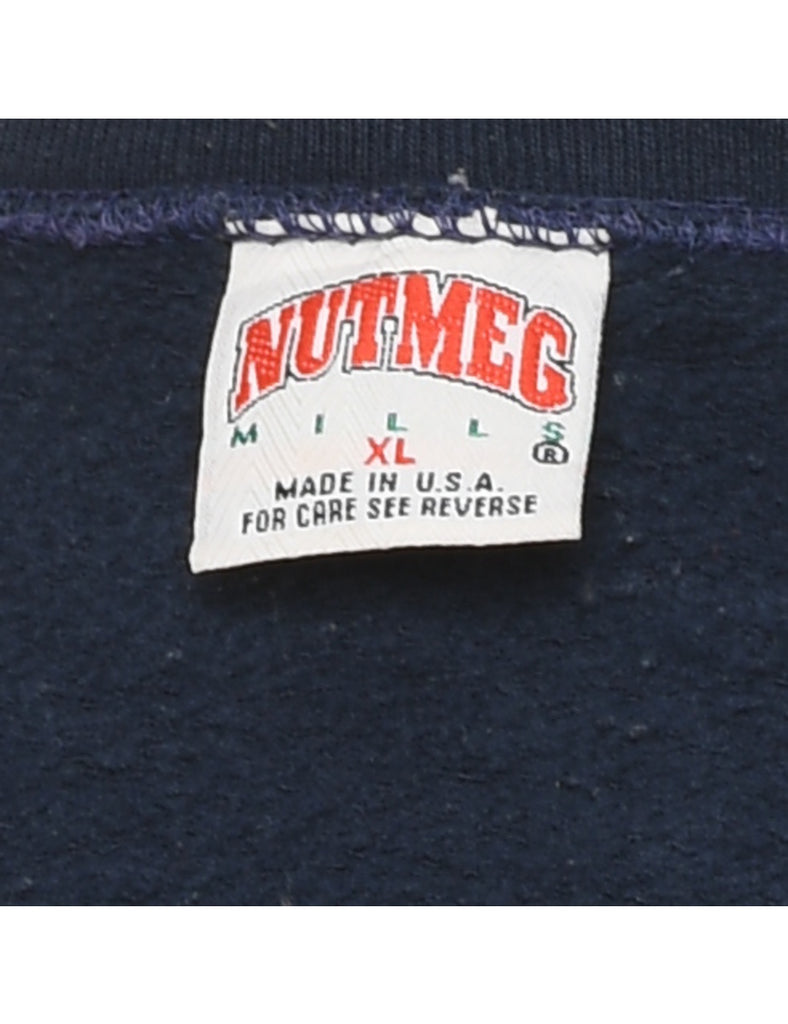 Minnesota Twins Navy & Red Embroidered Sweatshirt - XL