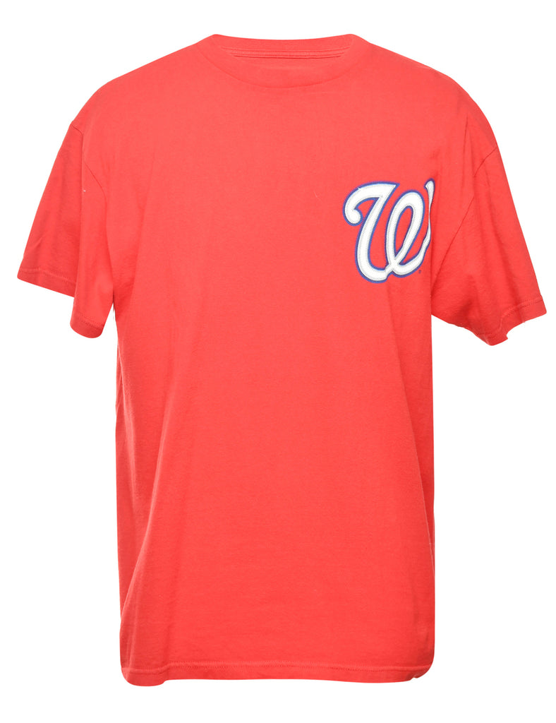 MLB Washington Nationals Printed T-shirt - L