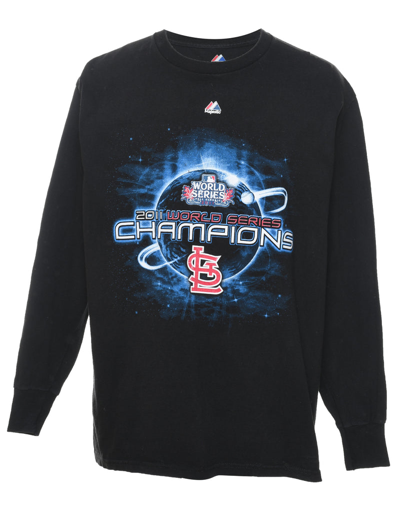 MLB World Series Sports T-shirt - L